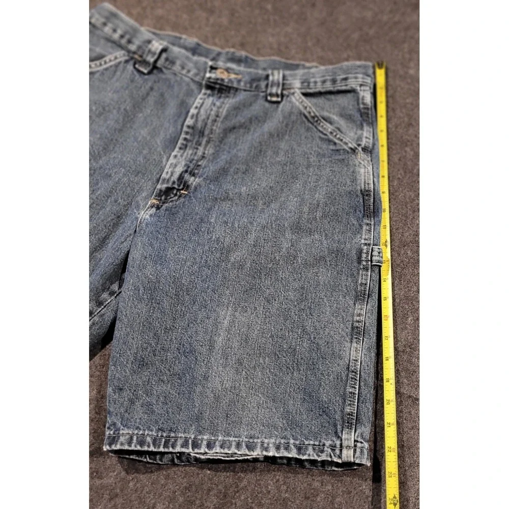 Wrangler Utility Carpenter Denim Jeans Mens Size 34 Blue 100% Cotton 67CUTQW